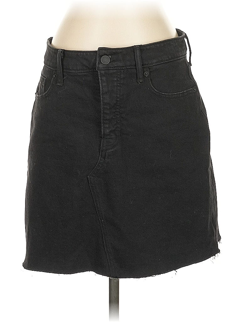 Pre-owned Old Navy Denim Skirt In Black