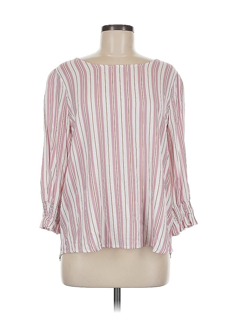 Pre-owned West Kei 3/4 Sleeve Blouse In Pink