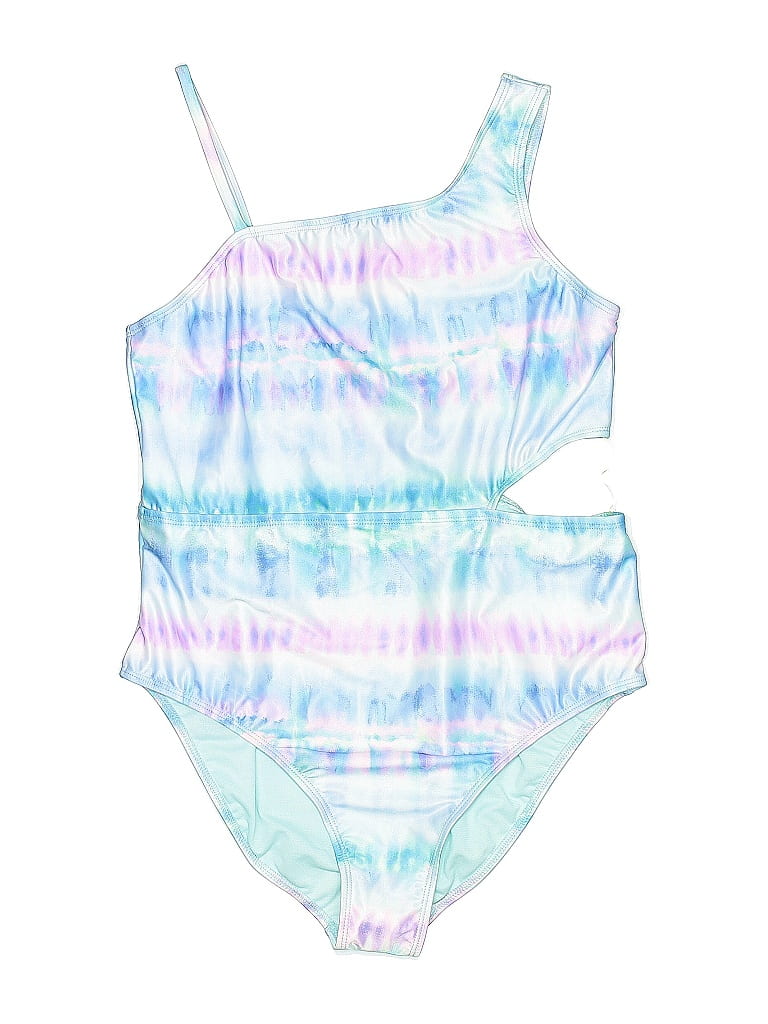 Click to view more detailed imagery on our partner's website Pre-owned Wonder Nation Kids' One Piece Swimsuit In Blue
