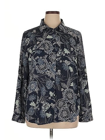 Ann Taylor LOFT Outlet Long Sleeve Blouse (view 1)