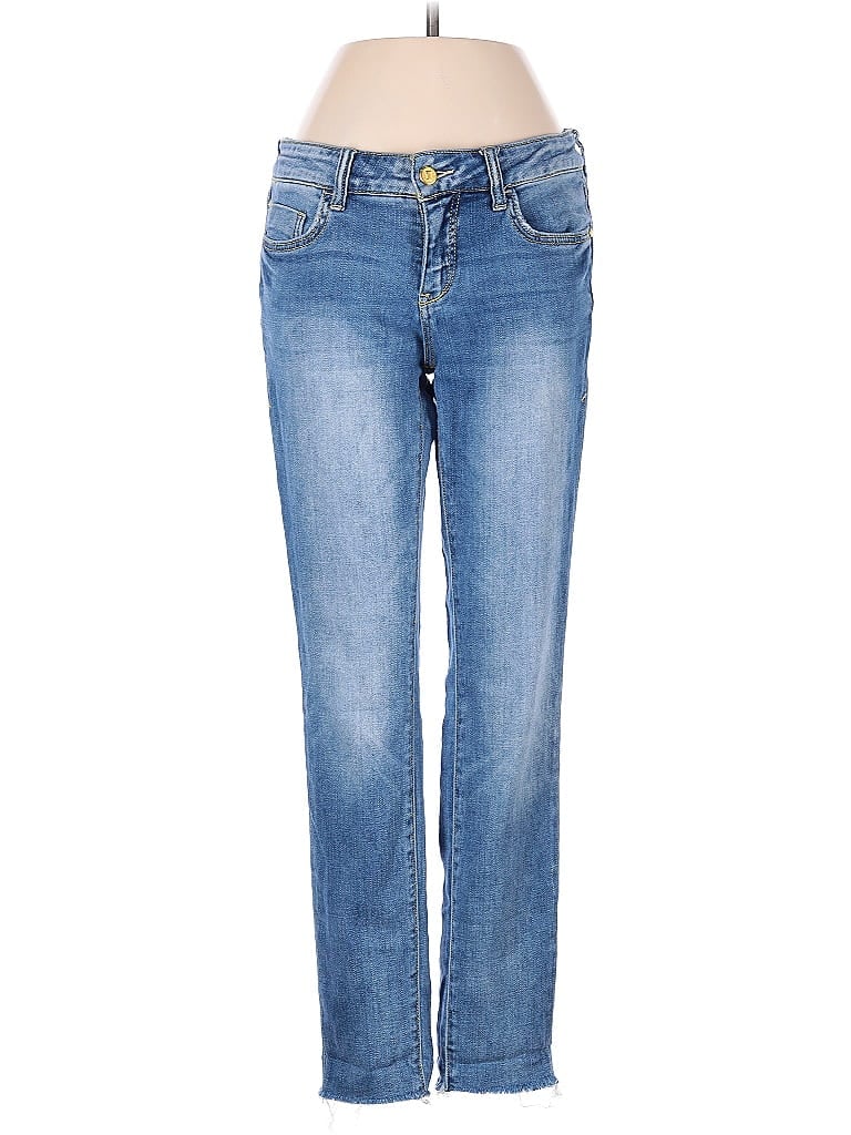 Pre-owned Pilcro And The Letterpress Jeans In Blue