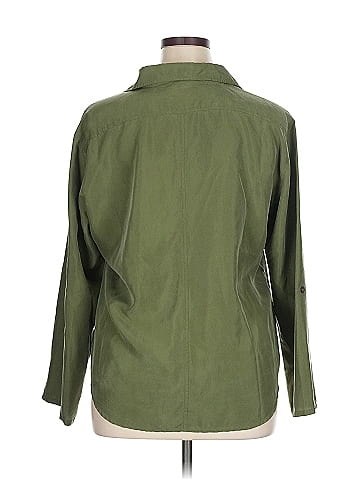 Chico's Design Long Sleeve Silk Top (view 2)