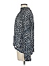 Bella Dahl 100% Rayon Animal Print Gray Long Sleeve Blouse Size M - photo 4