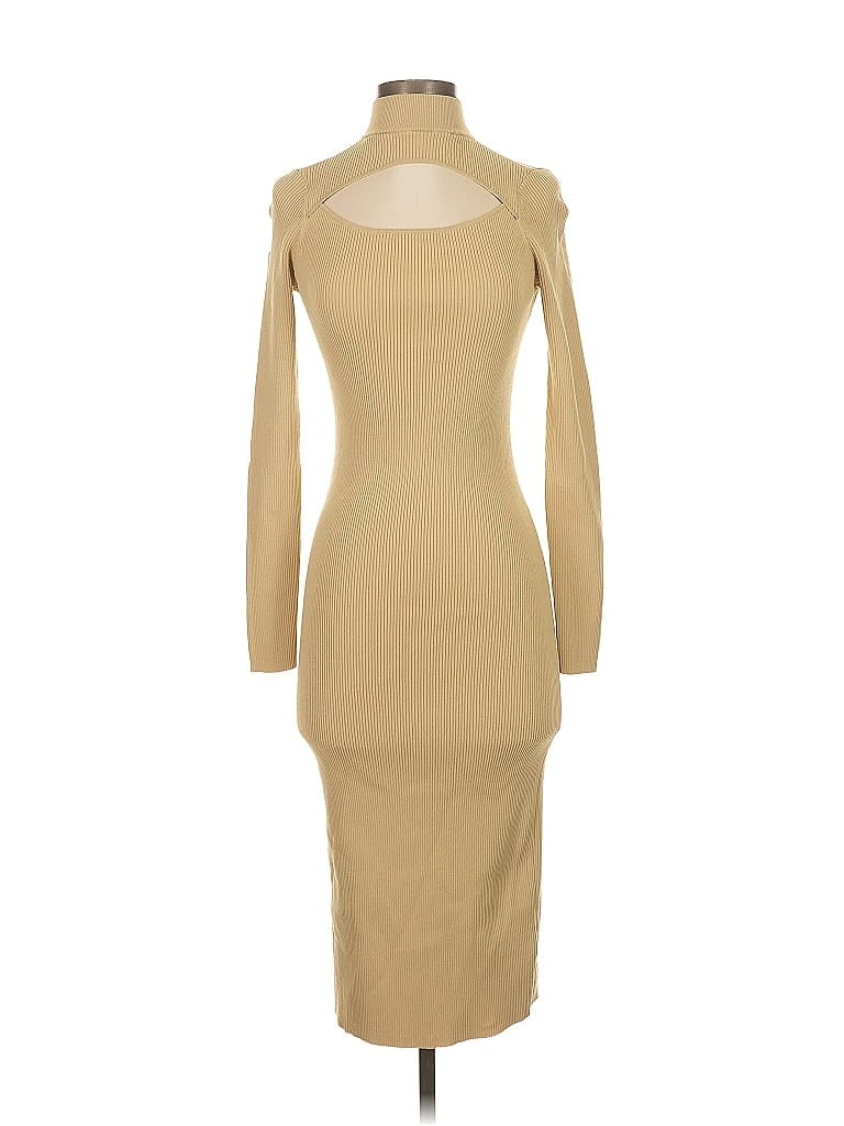 Pre-owned The Drop Cocktail Dress In Brown