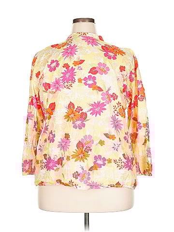 JM Collection 3/4 Sleeve Blouse (view 2)