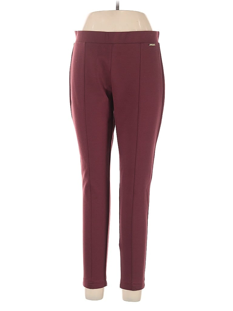 Pre-owned Michael Michael Kors Active Pants In Burgundy
