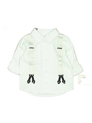 Miniclasix 3/4 Sleeve Button-Down Shirt (view 1)