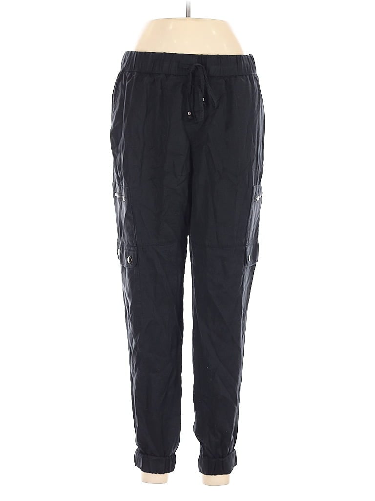 Pre-owned Banana Republic Factory Store Track Pants In Black