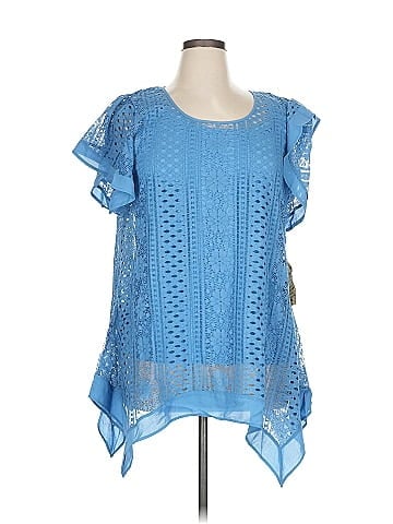 One World Short Sleeve Blouse (view 1)