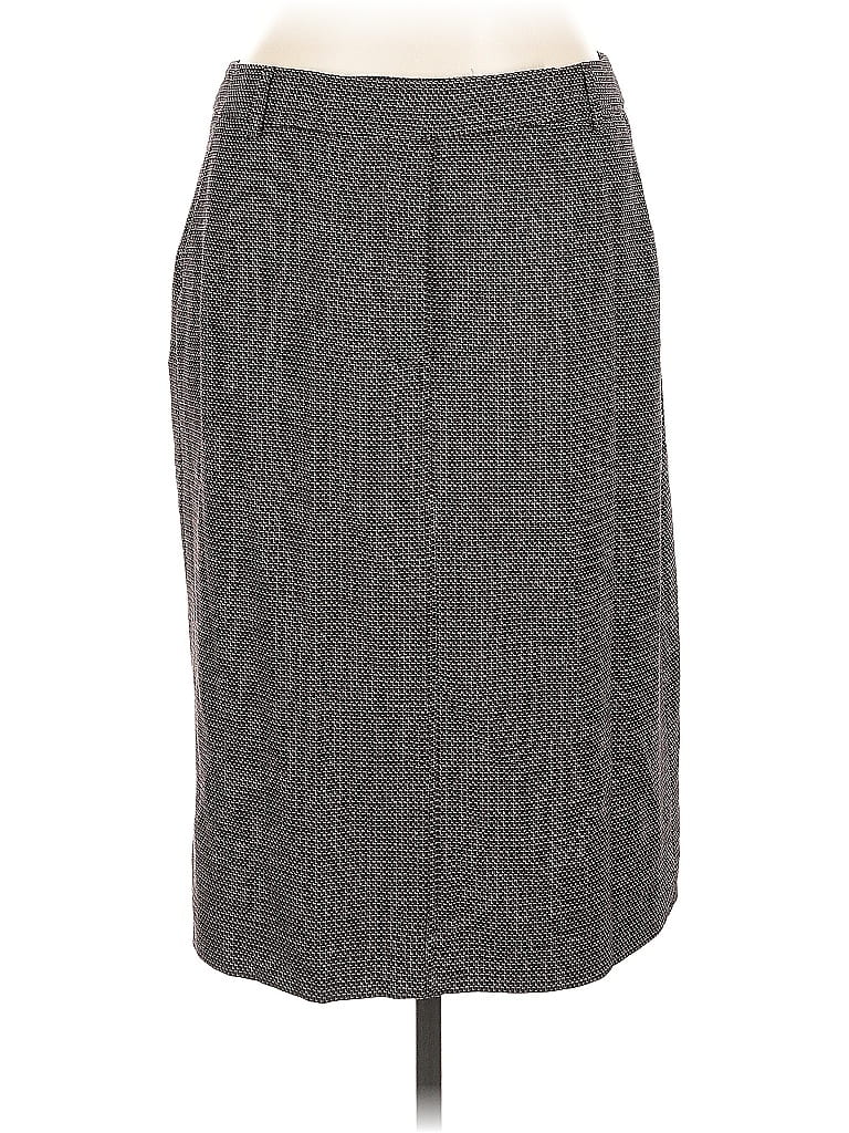 Pre-owned Féraud Formal Skirt In Brown