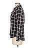 Rails 100% Rayon Plaid Black Long Sleeve Button-Down Shirt Size M - photo 5