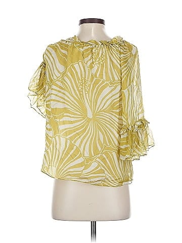 an original MILLY of New York Short Sleeve Silk Top (view 2)