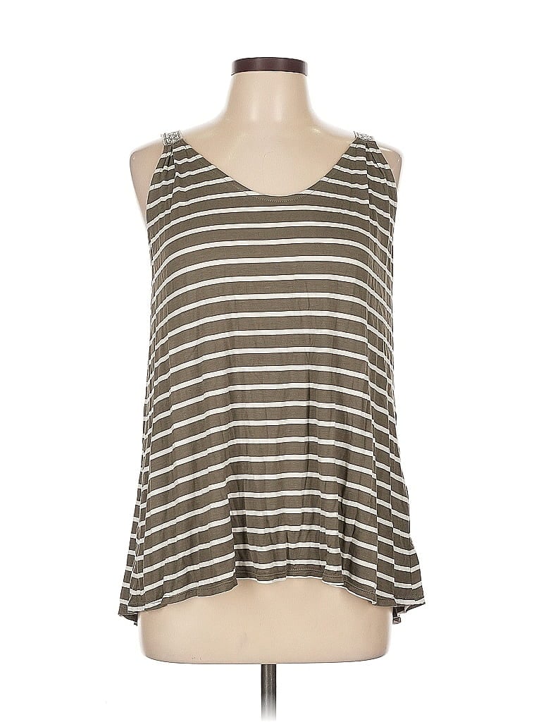 Pre-owned Max Studio Sleeveless T-shirt In Brown