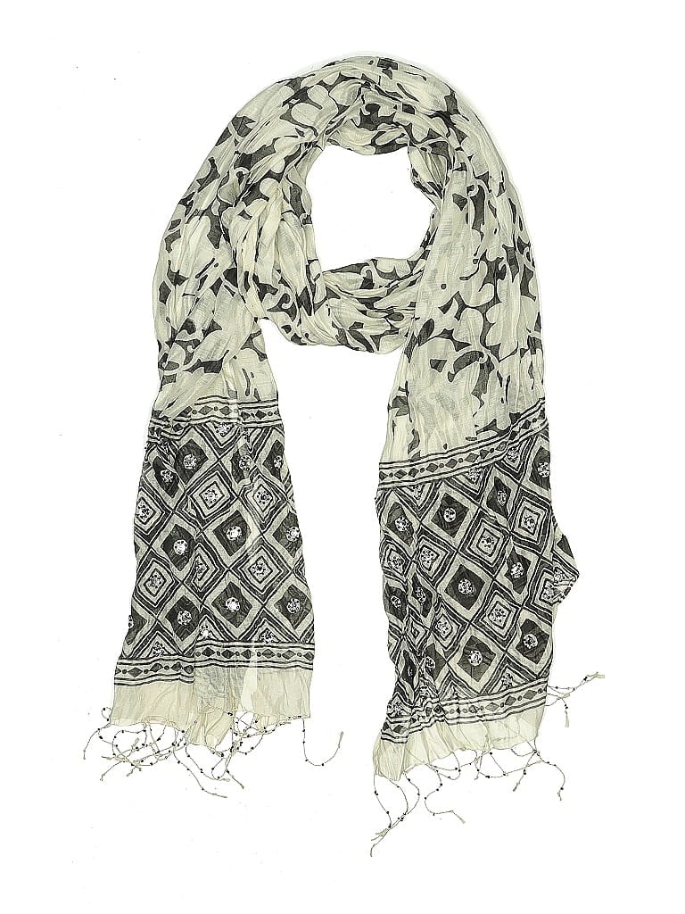 Pre-owned Assorted Brands Scarf In White