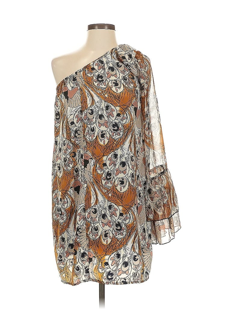 Pre-owned Vero Moda 3/4 Sleeve T-shirt In Brown