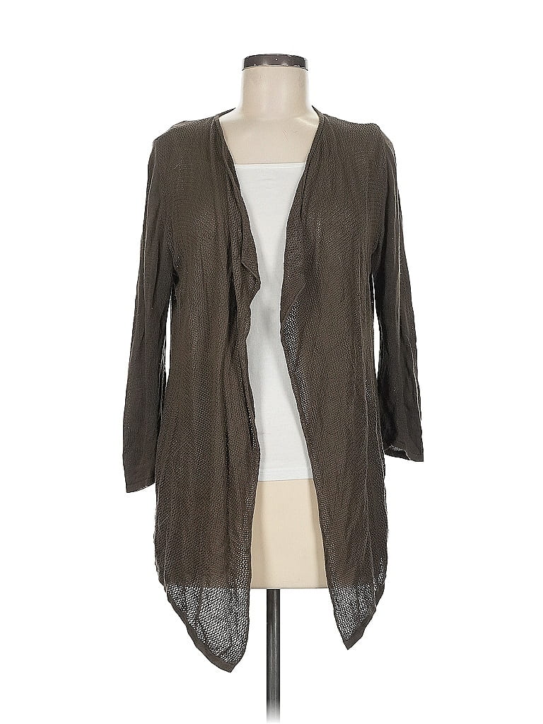 Pre-owned August Silk Kimono In Green