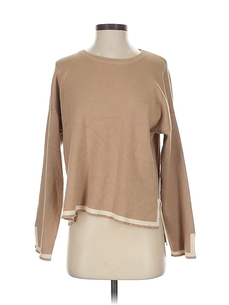 Pre-owned Unbranded Pullover Sweater In Brown