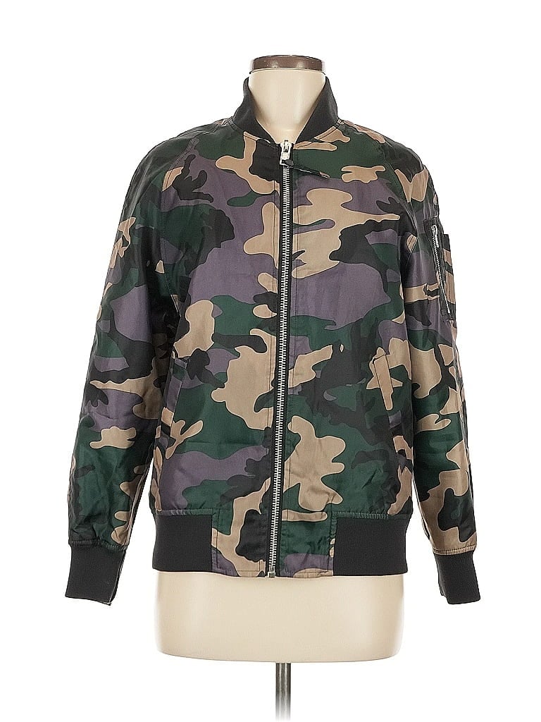 Pre-owned Silence And Noise Jacket In Green