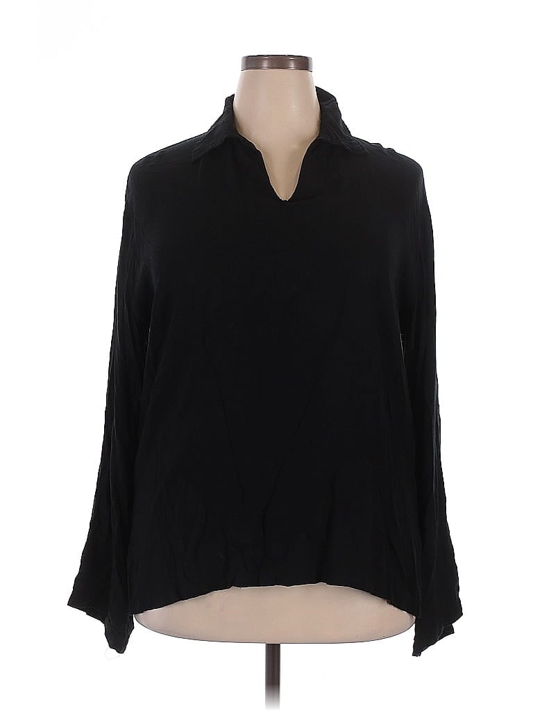 ASSORTED BRANDS Pre-owned Long Sleeve Blouse In Black