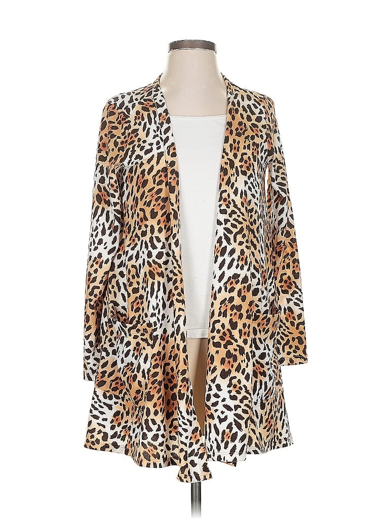 Pre-owned Lularoe Cardigan Sweater In Brown