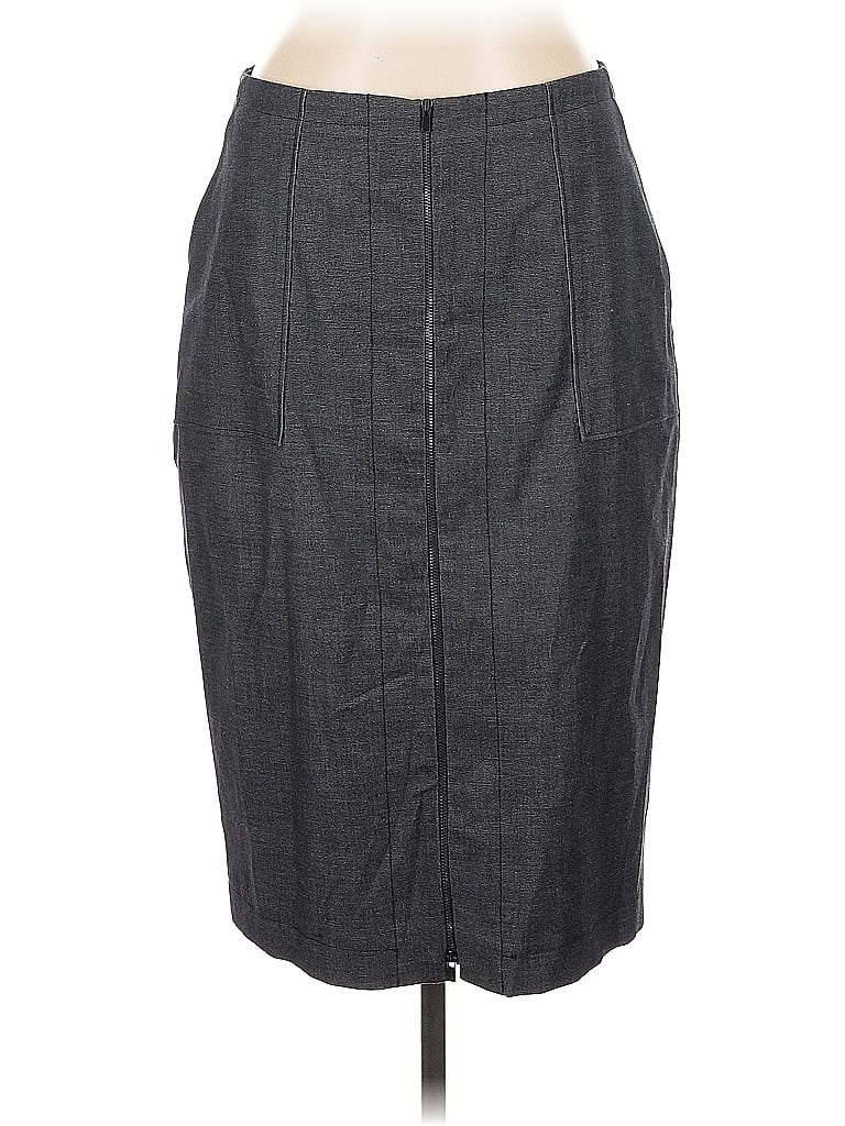 Pre-owned Halogen Formal Skirt In Gray