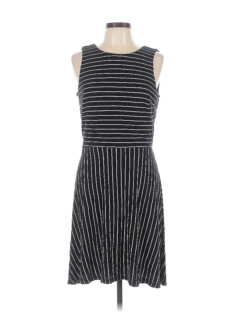 Pre-owned Ann Taylor Loft Casual Dress In Gray