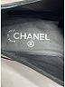 Chanel Metallic Gray Silver Glitter Fabric Grosgrain Lace-Up Oxford Size EU 37 (wide) - photo 5
