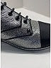 Chanel Metallic Gray Silver Glitter Fabric Grosgrain Lace-Up Oxford Size EU 37 (wide) - photo 8