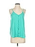 Apt. 9 100% Polyester Teal Sleeveless Blouse Size XS - photo 1