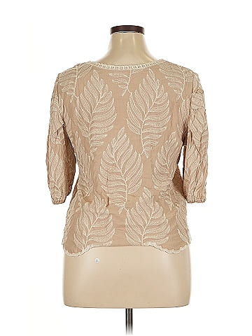 Solitaire 3/4 Sleeve Blouse (view 2)