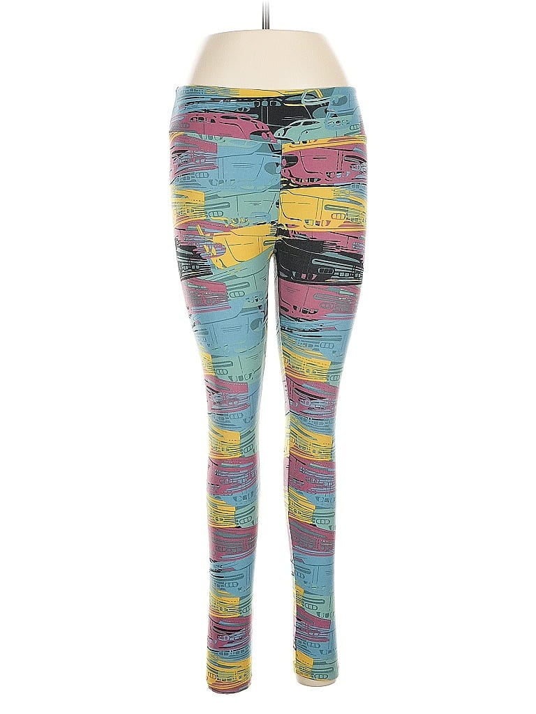 Pre-owned Lularoe Leggings In Blue