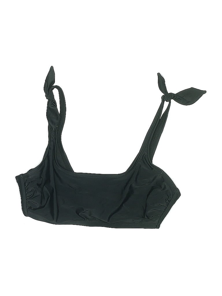 Pre-owned Xhilaration Swimsuit Top Black Swimwear