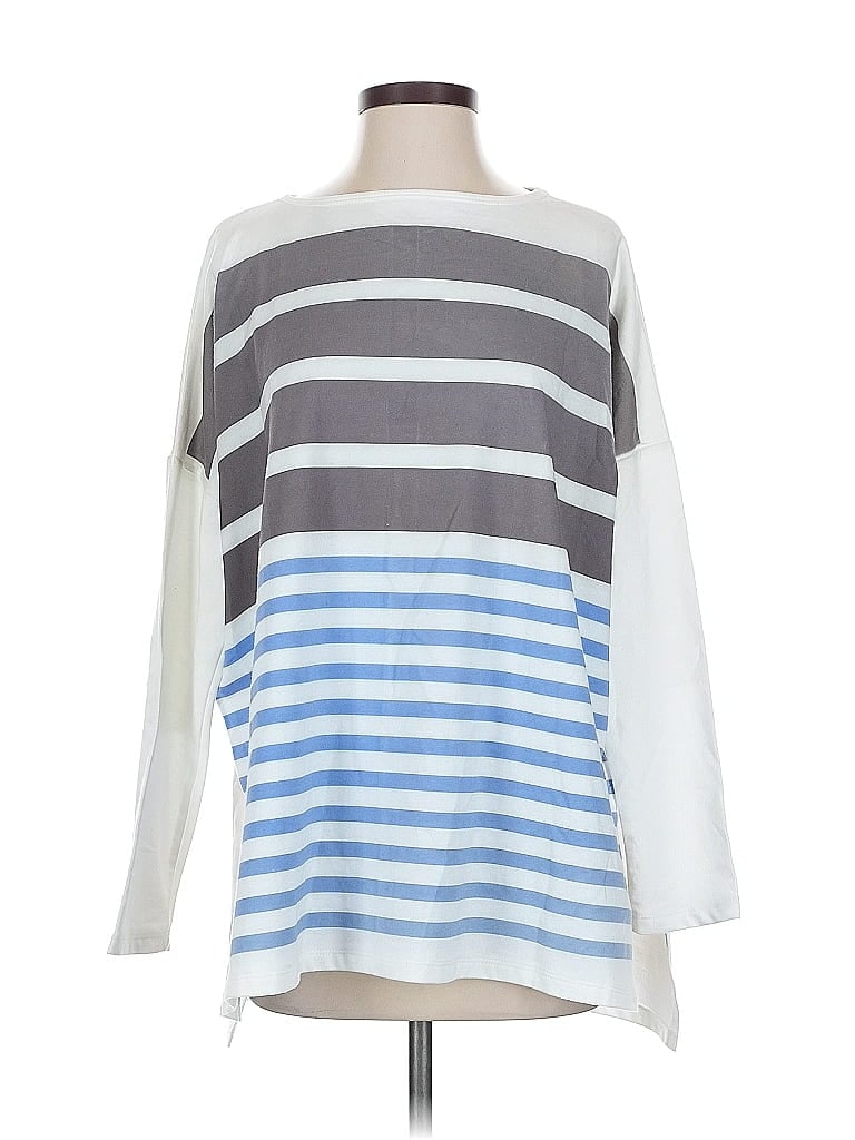 Pre-owned Go Couture Long Sleeve T-shirt In Blue