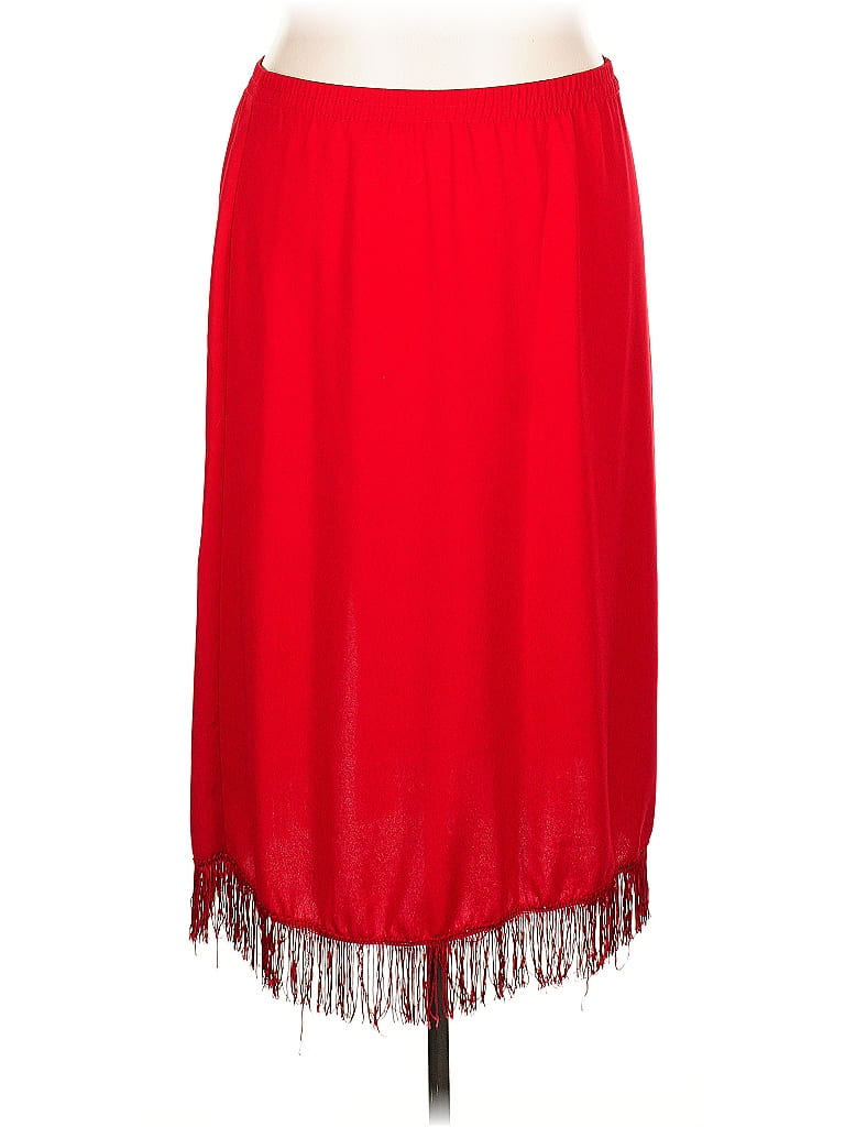 Pre-owned Unbranded Casual Skirt In Red