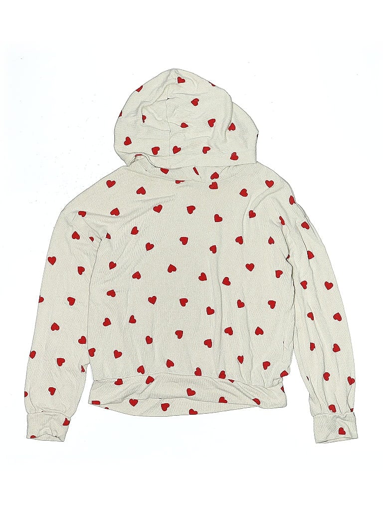 Pre-owned Gap Kids' Pullover Hoodie In White
