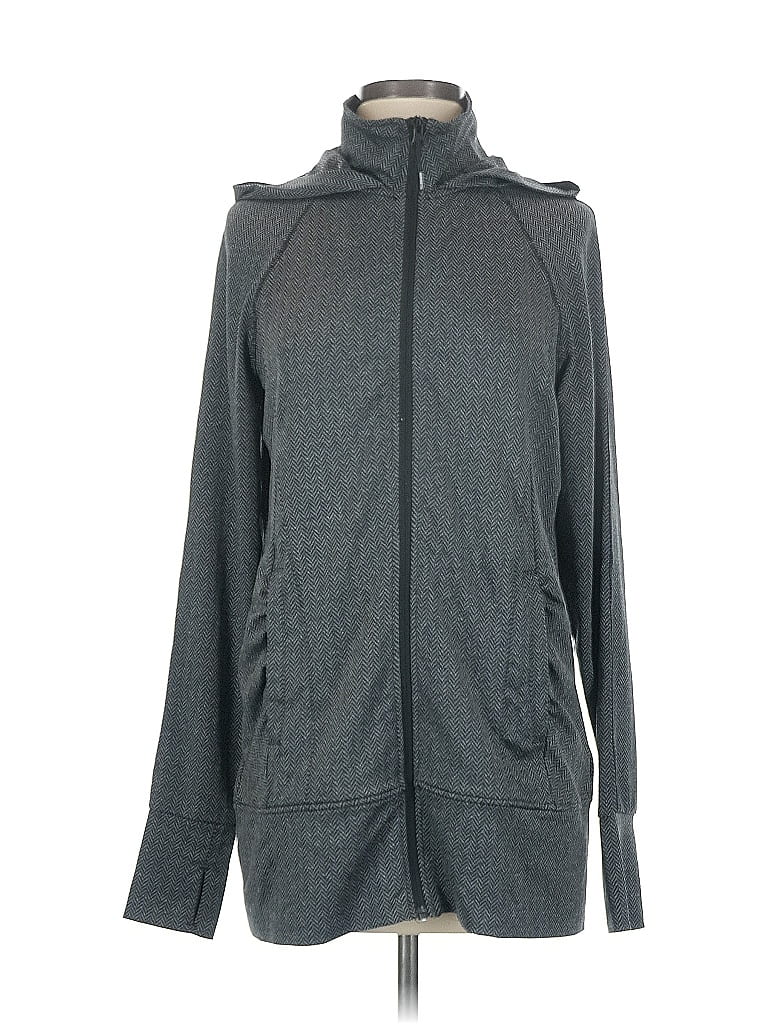 Pre-owned Mondetta Zip Up Hoodie In Gray