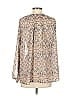CAbi 100% Polyester Tan Long Sleeve Blouse Size S - photo 2