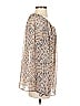 CAbi 100% Polyester Tan Long Sleeve Blouse Size S - photo 4