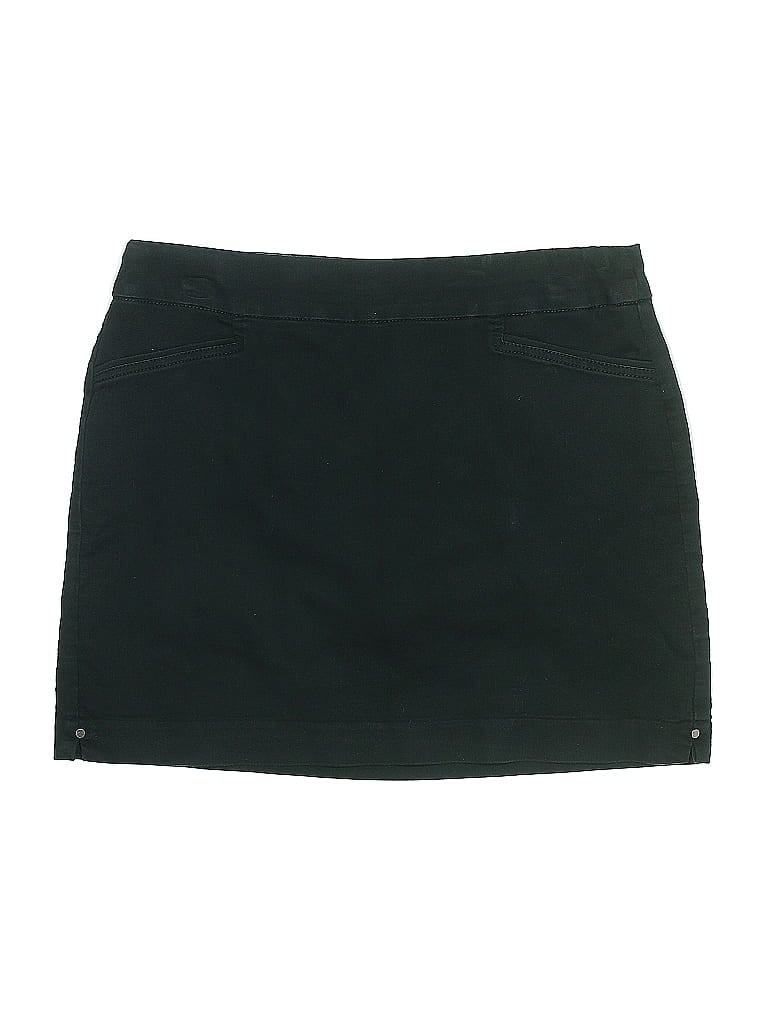 Pre-owned Croft & Barrow Casual Skirt In Black