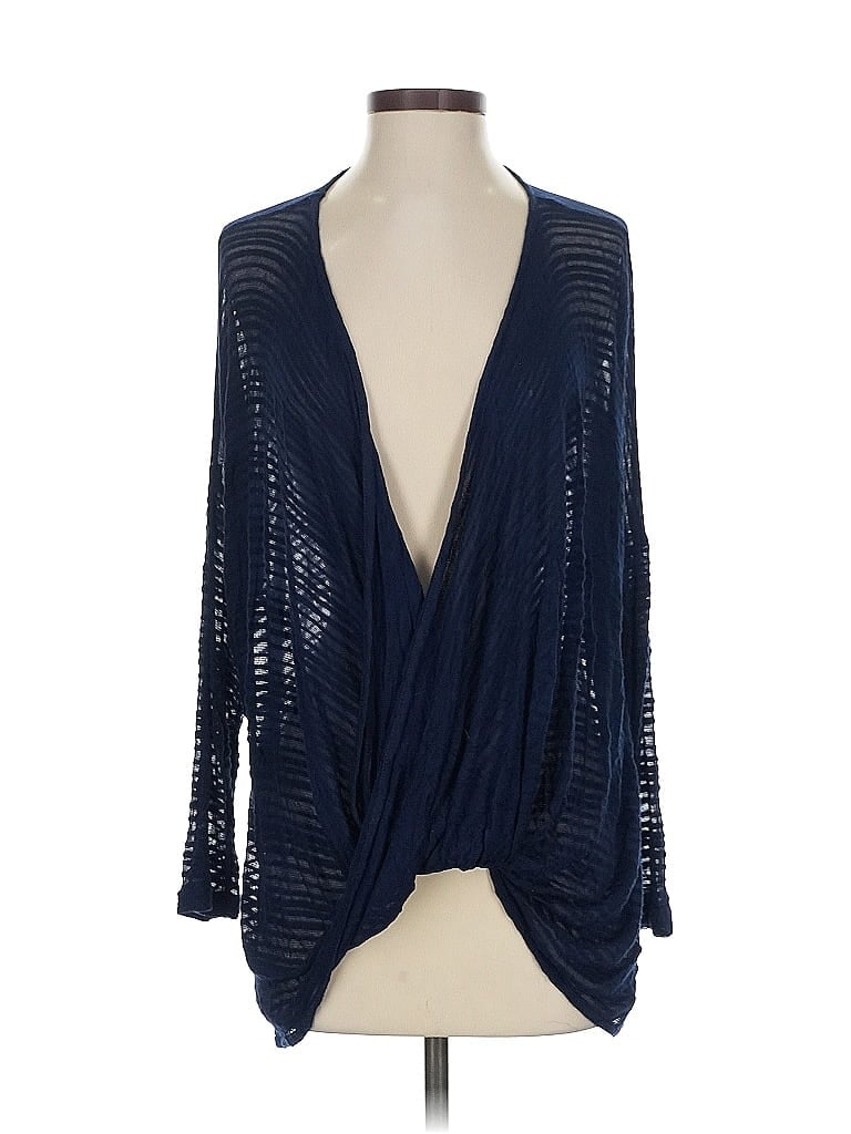 Pre-owned Bobeau Kimono In Blue