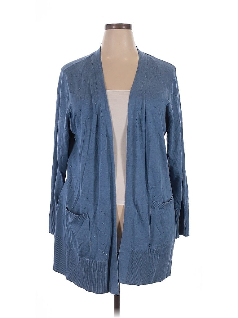 Click to view more detailed imagery on our partner's website Pre-owned Lety & Me Cardigan Sweater In Blue