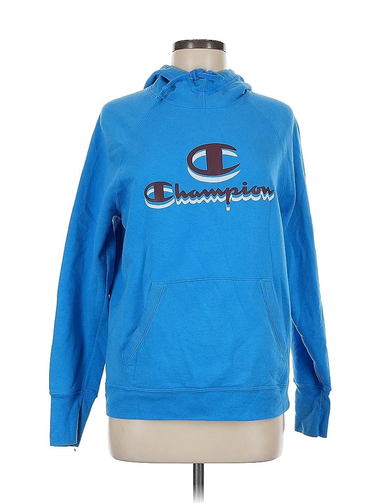 Click to view more detailed imagery on our partner's website Pre-owned Champion Pullover Hoodie In Blue