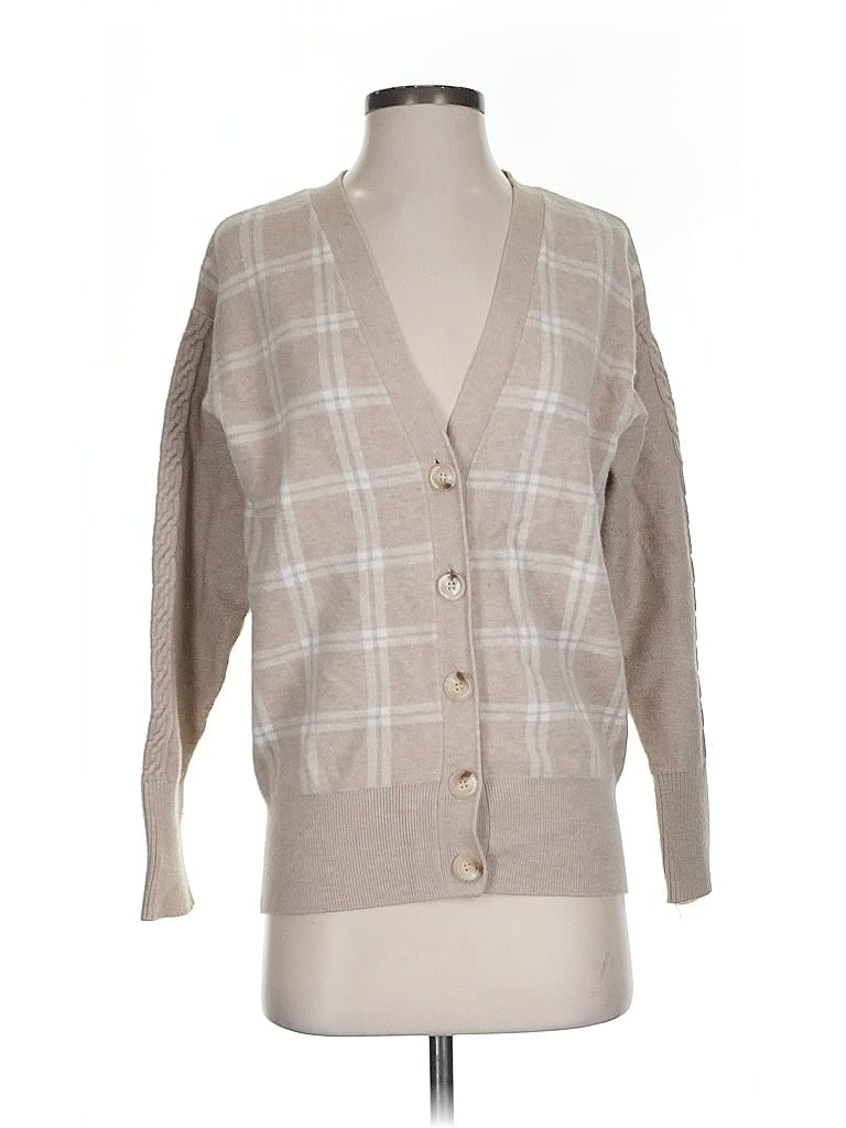 Pre-owned J By Joie Cardigan Sweater In Brown