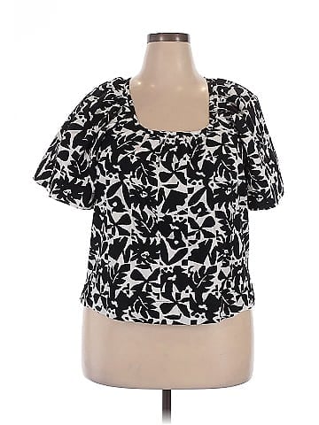 Free Assembly Short Sleeve Blouse (view 1)