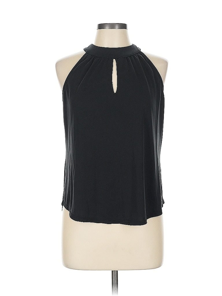 Pre-owned Veronica M Sleeveless Blouse In Black