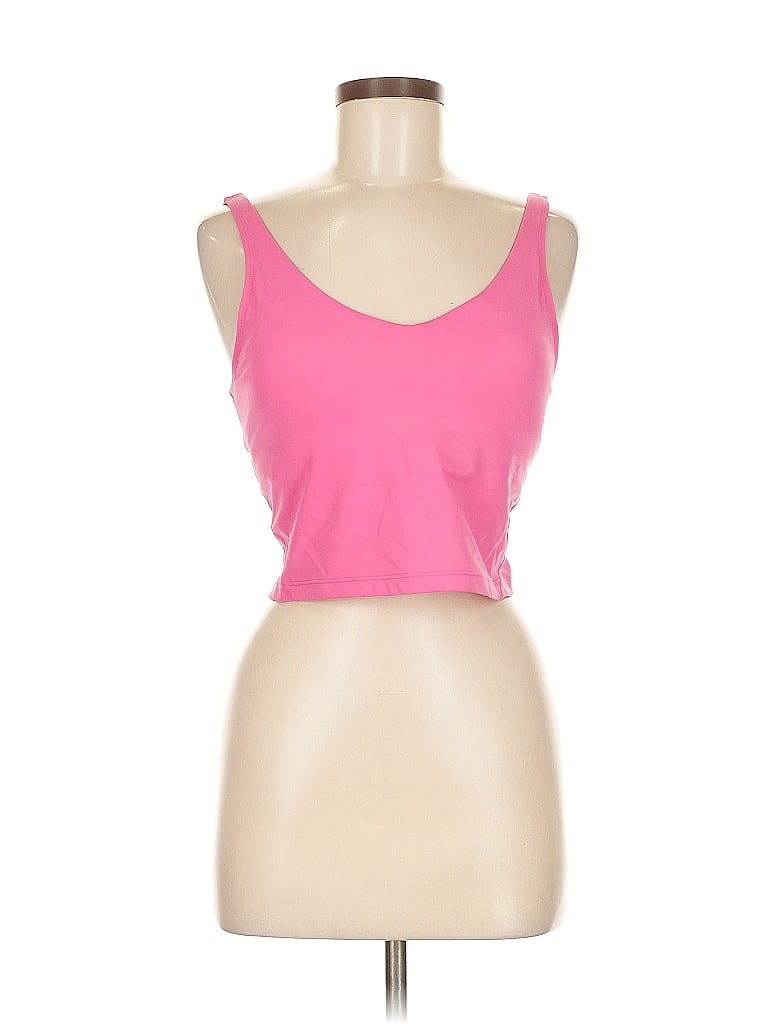 Pre-owned Unbranded Tank Top Pink Strapless Neckline Tops