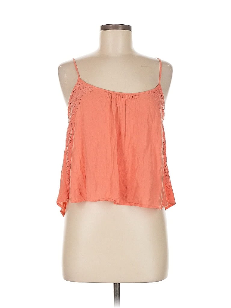 Pre-owned Mine Sleeveless Blouse In Orange