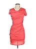 Adele Fado Solid Orange Cocktail Dress Size EU 42 / US 12 - photo 1