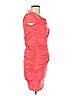 Adele Fado Solid Orange Cocktail Dress Size EU 42 / US 12 - photo 4