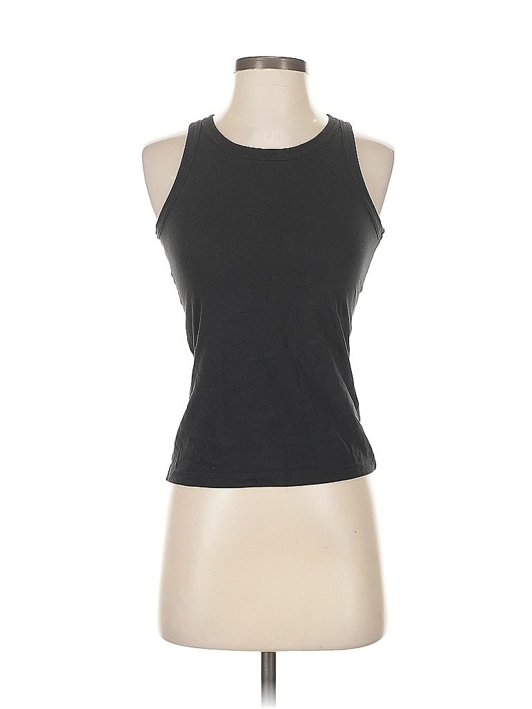 Pre-owned Everlane Tank Top Gray Halter Neckline Tops
